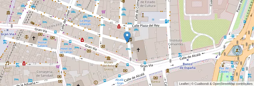 Mapa de ubicacion de Yakitoro by Chicote en Spain, Community Of Madrid, Community Of Madrid, Área Metropolitana De Madrid Y Corredor Del Henares, Madrid.
