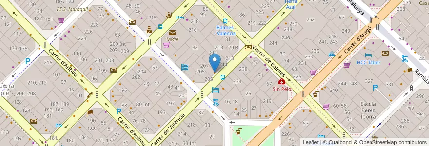 Mapa de ubicacion de Yakumanka en 西班牙, Catalunya, Barcelona, Barcelonès, Barcelona.