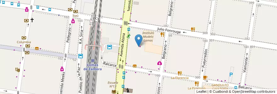Mapa de ubicacion de Yamato Diesel en Argentinië, Buenos Aires, Partido De Lomas De Zamora, Lomas De Zamora.