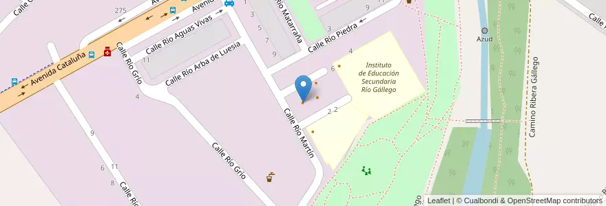 Mapa de ubicacion de Yasmin en Espanha, Aragão, Saragoça, Zaragoza, Saragoça.