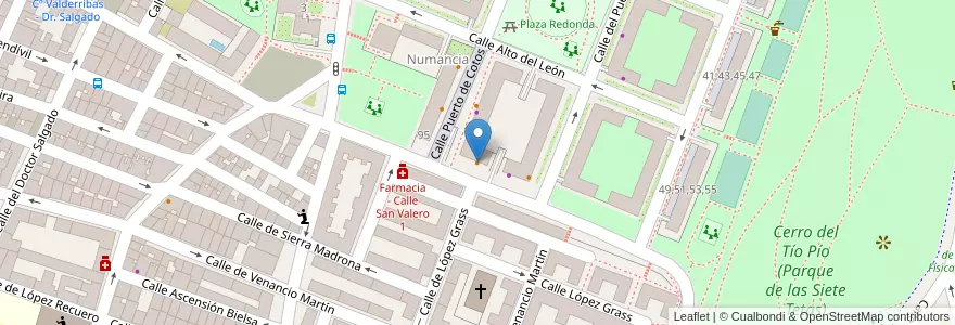 Mapa de ubicacion de Yo que sé en Испания, Мадрид, Мадрид, Área Metropolitana De Madrid Y Corredor Del Henares, Мадрид.