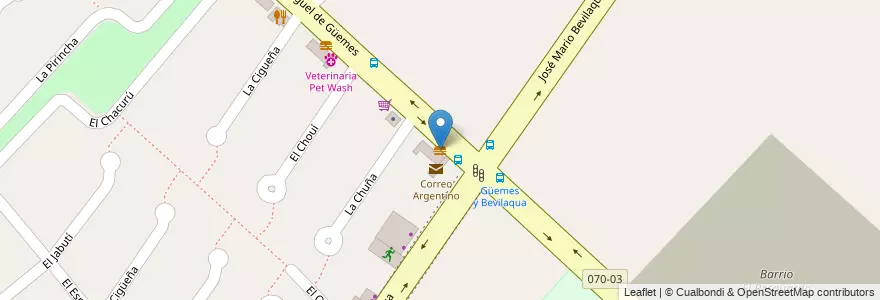 Mapa de ubicacion de Yo Y Punto en Arjantin, Buenos Aires, Partido De La Matanza, Ciudad Evita.