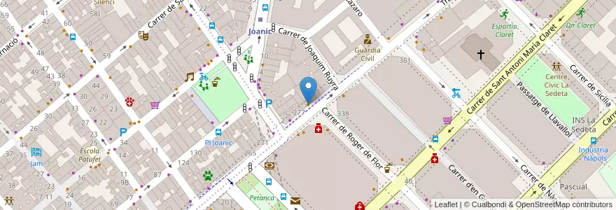 Mapa de ubicacion de Yoma en Испания, Каталония, Барселона, Барселонес, Барселона.