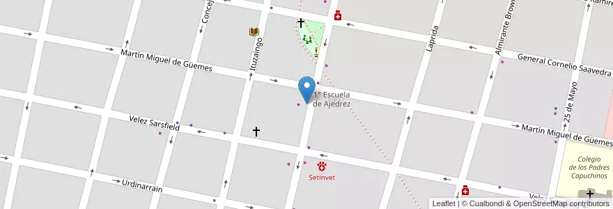 Mapa de ubicacion de Yoo-Sin en Argentina, Entre Ríos, Departamento Concordia, Distrito Suburbios, Concordia, Concordia.