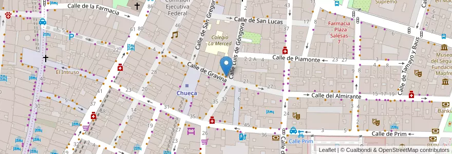 Mapa de ubicacion de Yoshi en Испания, Мадрид, Мадрид, Área Metropolitana De Madrid Y Corredor Del Henares, Мадрид.