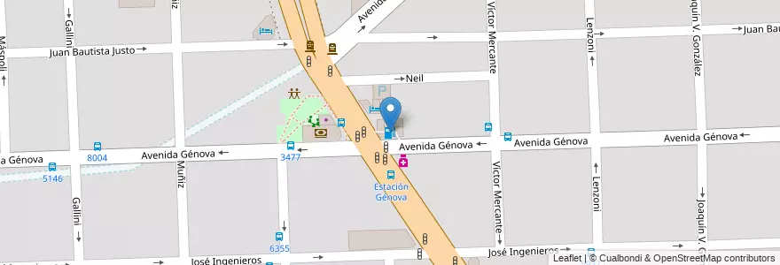 Mapa de ubicacion de YPF en Argentinien, Santa Fe, Departamento Rosario, Municipio De Rosario, Rosario.