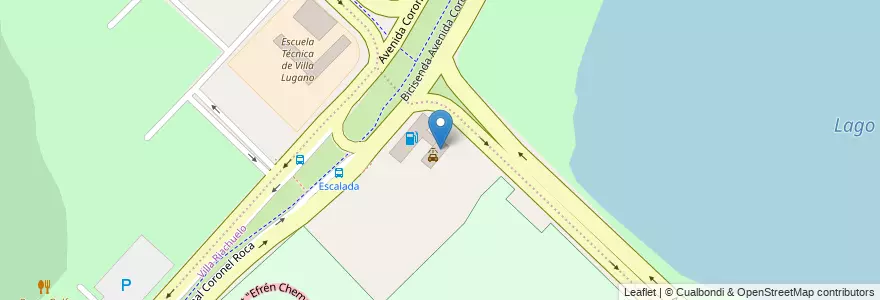 Mapa de ubicacion de YPF Full, Villa Riachuelo en アルゼンチン, Ciudad Autónoma De Buenos Aires, ブエノスアイレス, Comuna 8.