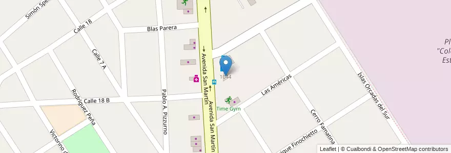 Mapa de ubicacion de YPF Gas en 阿根廷, 布宜诺斯艾利斯省, Partido De Florencio Varela, Florencio Varela.