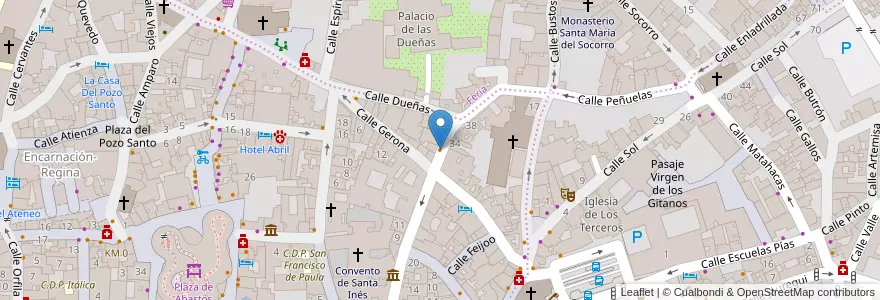 Mapa de ubicacion de Zalata en 西班牙, 安达鲁西亚, Sevilla, Sevilla.