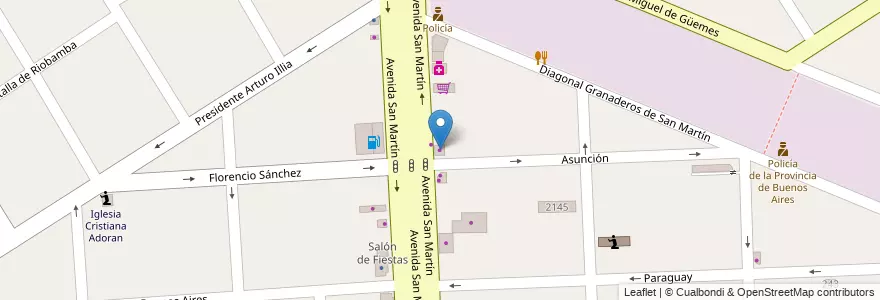Mapa de ubicacion de Zanella en Argentina, Buenos Aires, Partido De Florencio Varela, Florencio Varela.