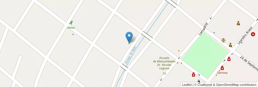 Mapa de ubicacion de Zanetti el preferido en Argentinien, Tucumán, Departamento Monteros, Municipio De Monteros, Monteros.