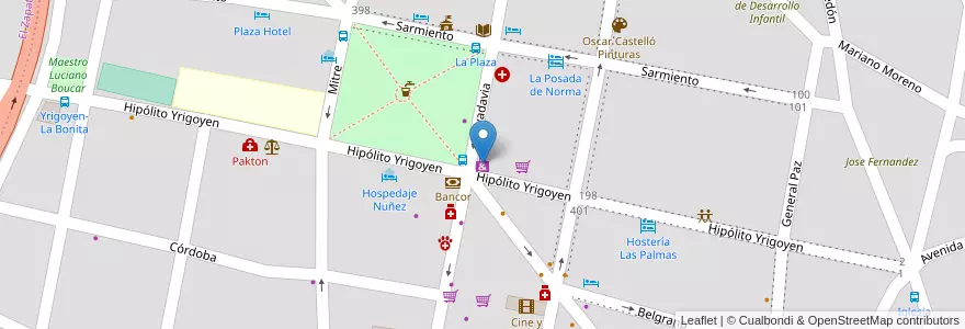 Mapa de ubicacion de Zapatería en Arjantin, Córdoba, Departamento Punilla, Pedanía Dolores, Municipio De Capilla Del Monte, Capilla Del Monte.
