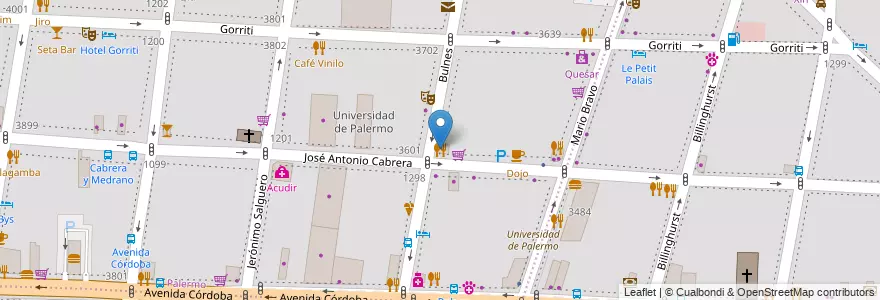 Mapa de ubicacion de Zapi, Palermo en Argentinien, Ciudad Autónoma De Buenos Aires, Buenos Aires, Comuna 14.