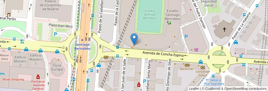 Mapa de ubicacion de Zen Market en إسبانيا, منطقة مدريد, منطقة مدريد, Área Metropolitana De Madrid Y Corredor Del Henares, مدريد.