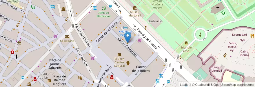 Mapa de ubicacion de Zero Patatero en Spain, Catalonia, Barcelona, Barcelonès, Barcelona.