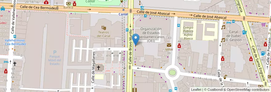 Mapa de ubicacion de Zhang Jia en Испания, Мадрид, Мадрид, Área Metropolitana De Madrid Y Corredor Del Henares, Мадрид.