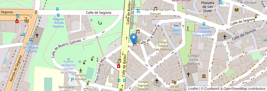 Mapa de ubicacion de Zoco en スペイン, マドリード州, Comunidad De Madrid, Área Metropolitana De Madrid Y Corredor Del Henares, Madrid.
