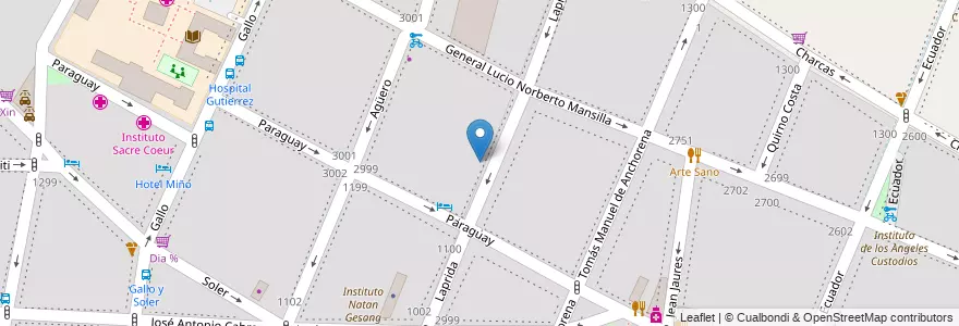 Mapa de ubicacion de Zoe Un Lugar Para Ser, Recoleta en アルゼンチン, Ciudad Autónoma De Buenos Aires, Comuna 2, ブエノスアイレス.