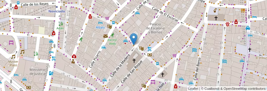 Mapa de ubicacion de Zombie Bar en Spagna, Comunidad De Madrid, Comunidad De Madrid, Área Metropolitana De Madrid Y Corredor Del Henares, Madrid.