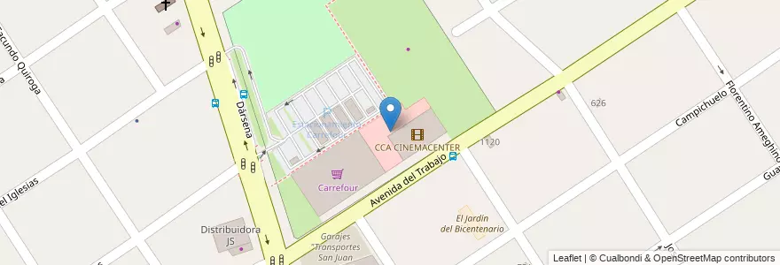 Mapa de ubicacion de Zona comercial en Arjantin, Buenos Aires, Partido De Florencio Varela, Florencio Varela.