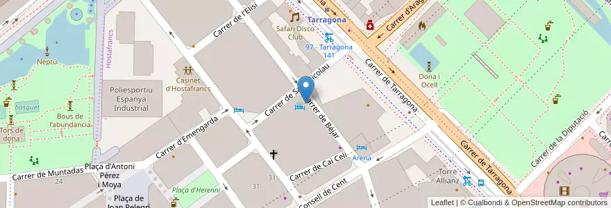 Mapa de ubicacion de Zumzeig en 西班牙, Catalunya, Barcelona, Barcelonès, Barcelona.