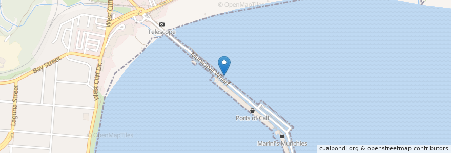 Mapa de ubicacion de Venture Quest Kayak Rentals en Estados Unidos Da América, Califórnia, Santa Cruz County, Santa Cruz.