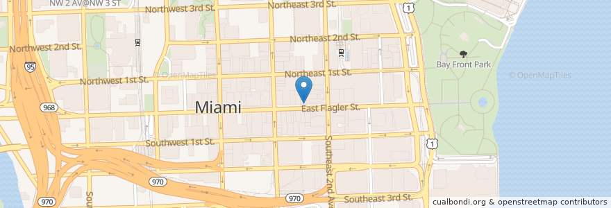 Mapa de ubicacion de New York Bagel Deli en Verenigde Staten, Florida, Miami-Dade County, Miami.