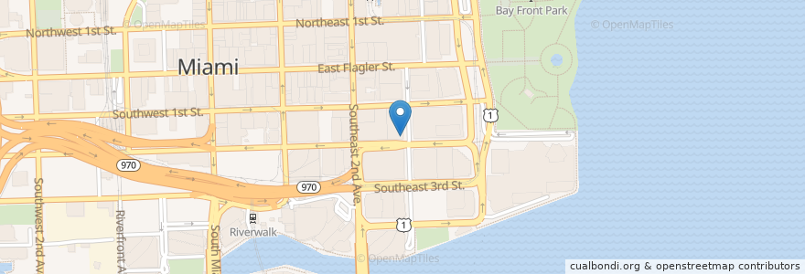 Mapa de ubicacion de CVS Pharmacy en Estados Unidos Da América, Flórida, Condado De Miami-Dade, Miami.