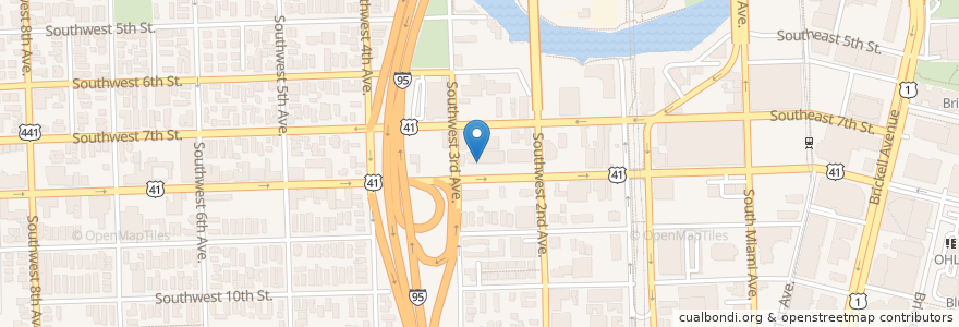 Mapa de ubicacion de Sushi Sake en Vereinigte Staaten Von Amerika, Florida, Miami-Dade County, Miami.