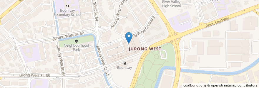 Mapa de ubicacion de GV Jurong Point en Singapour, Southwest.