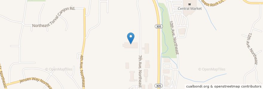 Mapa de ubicacion de Poulsbo Medical Clinic en United States, Washington, Kitsap County, Poulsbo.