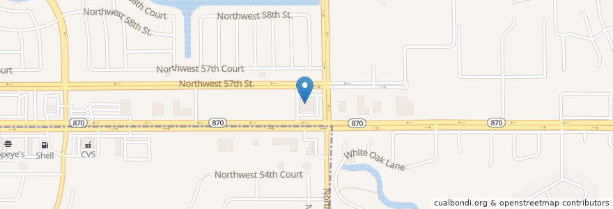 Mapa de ubicacion de Walgreens en Amerika Syarikat, Florida, Broward County, Tamarac.