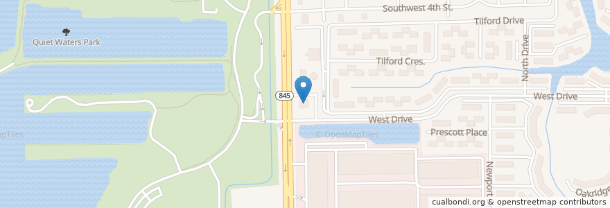 Mapa de ubicacion de Fire Station #66 en Amerika Syarikat, Florida, Broward County, Deerfield Beach.
