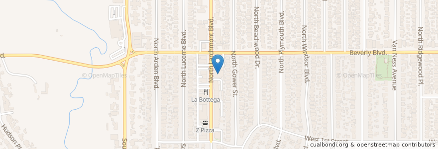 Mapa de ubicacion de Rite Aid en ایالات متحده آمریکا, کالیفرنیا, Los Angeles County, لوس آنجلس.