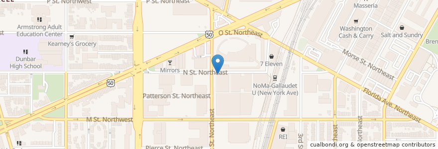 Mapa de ubicacion de TD Bank en Amerika Syarikat, Washington, D.C., Washington.