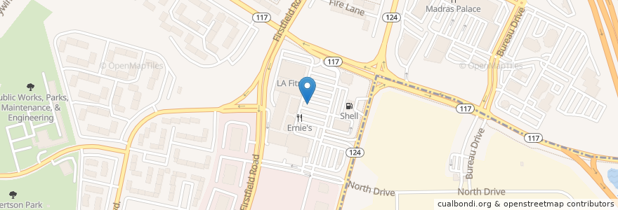 Mapa de ubicacion de Felicita Restaurant & Club en ایالات متحده آمریکا, مریلند, Montgomery County, Gaithersburg.