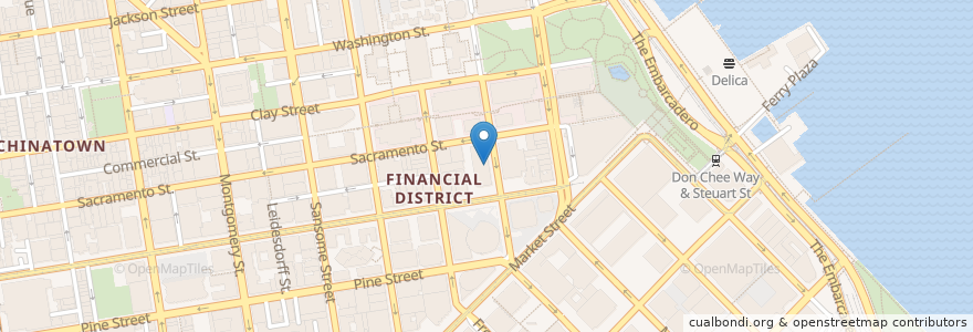 Mapa de ubicacion de FedEx 24h office en الولايات المتّحدة الأمريكيّة, كاليفورنيا, سان فرانسيسكو, سان فرانسيسكو.