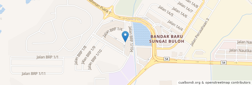 Mapa de ubicacion de Klinik Bandar Baru en マレーシア, セランゴール, Shah Alam.