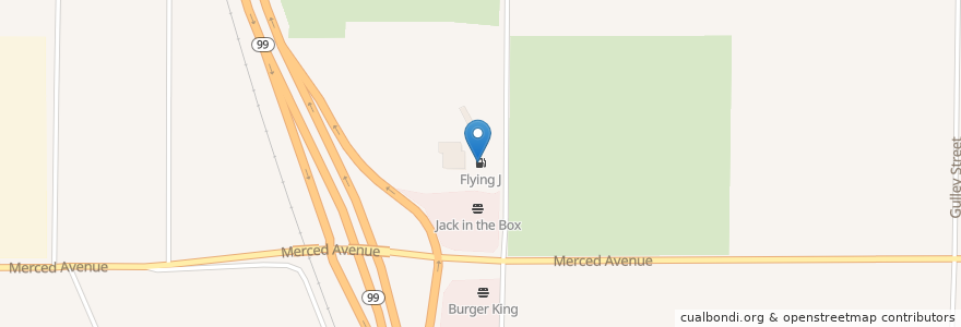 Mapa de ubicacion de Flying J en United States, California, Kern County.