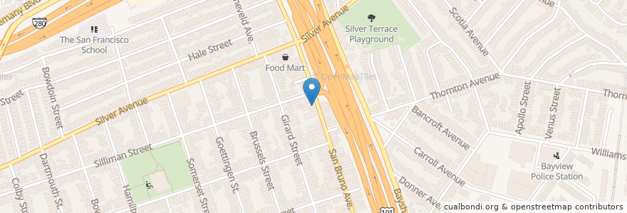 Mapa de ubicacion de Tops Café BBQ House en 미국, 캘리포니아주, 샌프란시스코, 샌프란시스코.