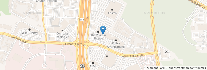 Mapa de ubicacion de Jason's Deli en Stati Uniti D'America, Texas, Travis County, Austin.