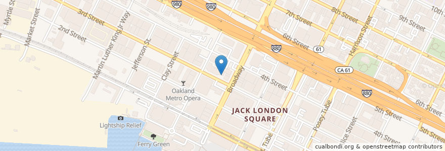 Mapa de ubicacion de Beer Revolution en Amerika Birleşik Devletleri, Kaliforniya, Alameda İlçesi, Oakland.