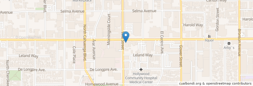 Mapa de ubicacion de Go Burger en United States, California, Los Angeles County, Los Angeles.