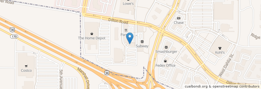 Mapa de ubicacion de Mamacita D's en United States, Colorado, Boulder County, Louisville.