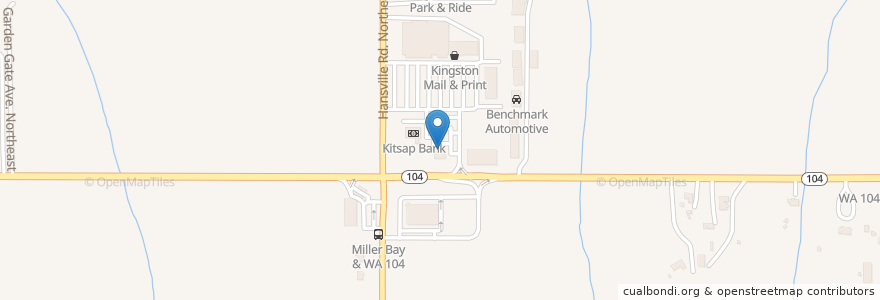 Mapa de ubicacion de Redbox en 미국, 워싱턴, Kitsap County.