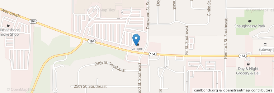 Mapa de ubicacion de Arco en Verenigde Staten, Washington, Auburn, King County.
