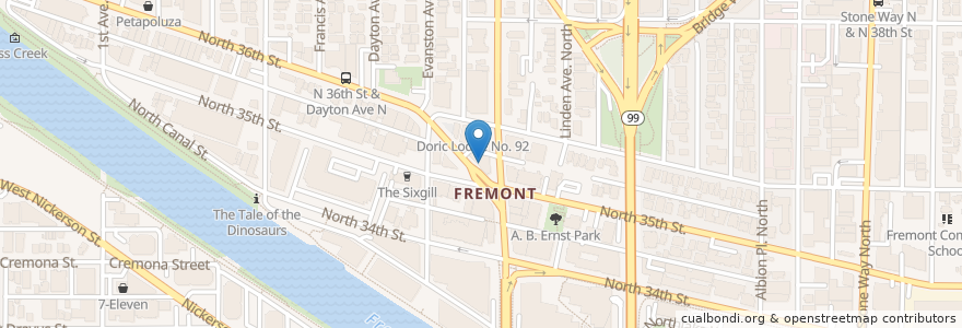 Mapa de ubicacion de Silence-Heart-Nest en Amerika Syarikat, Washington, King County, Seattle.
