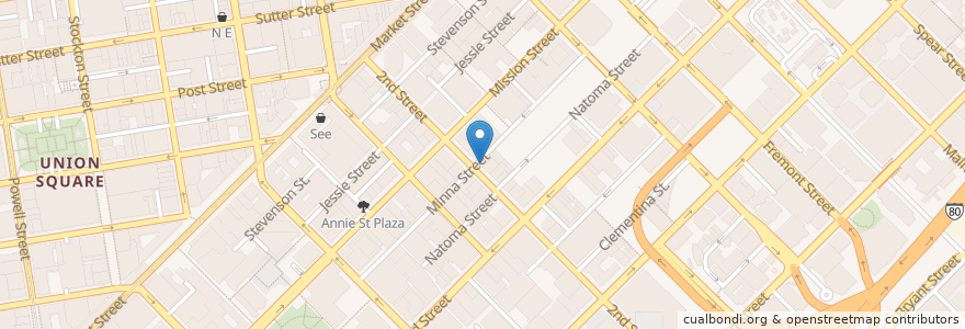 Mapa de ubicacion de Eddie Rickenbacker's en Verenigde Staten, Californië, San Francisco, San Francisco.
