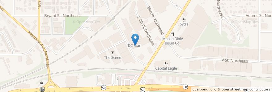 Mapa de ubicacion de Stadium Club en Amerika Syarikat, Washington, D.C., Washington.