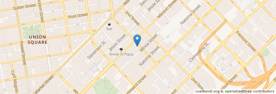 Mapa de ubicacion de Ayola en Соединённые Штаты Америки, Калифорния, Сан-Франциско, San Francisco.